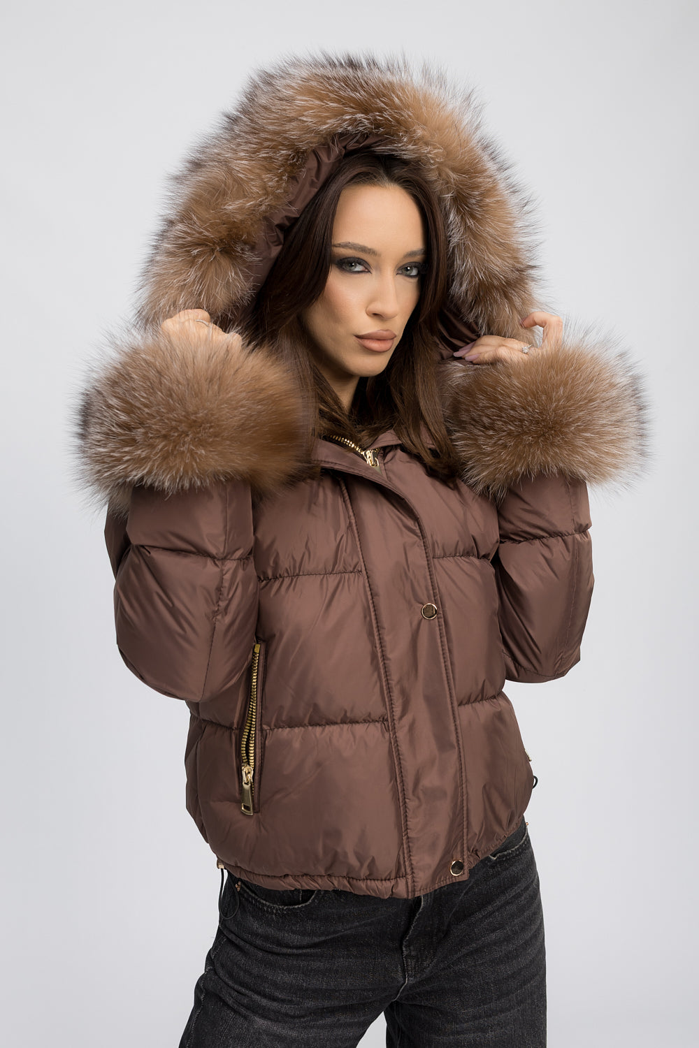 DRESSLAVE fox cashmere short ｗ jacket DRESSLAVE（ドレスレイブ）の「fox cashmere short w jacket