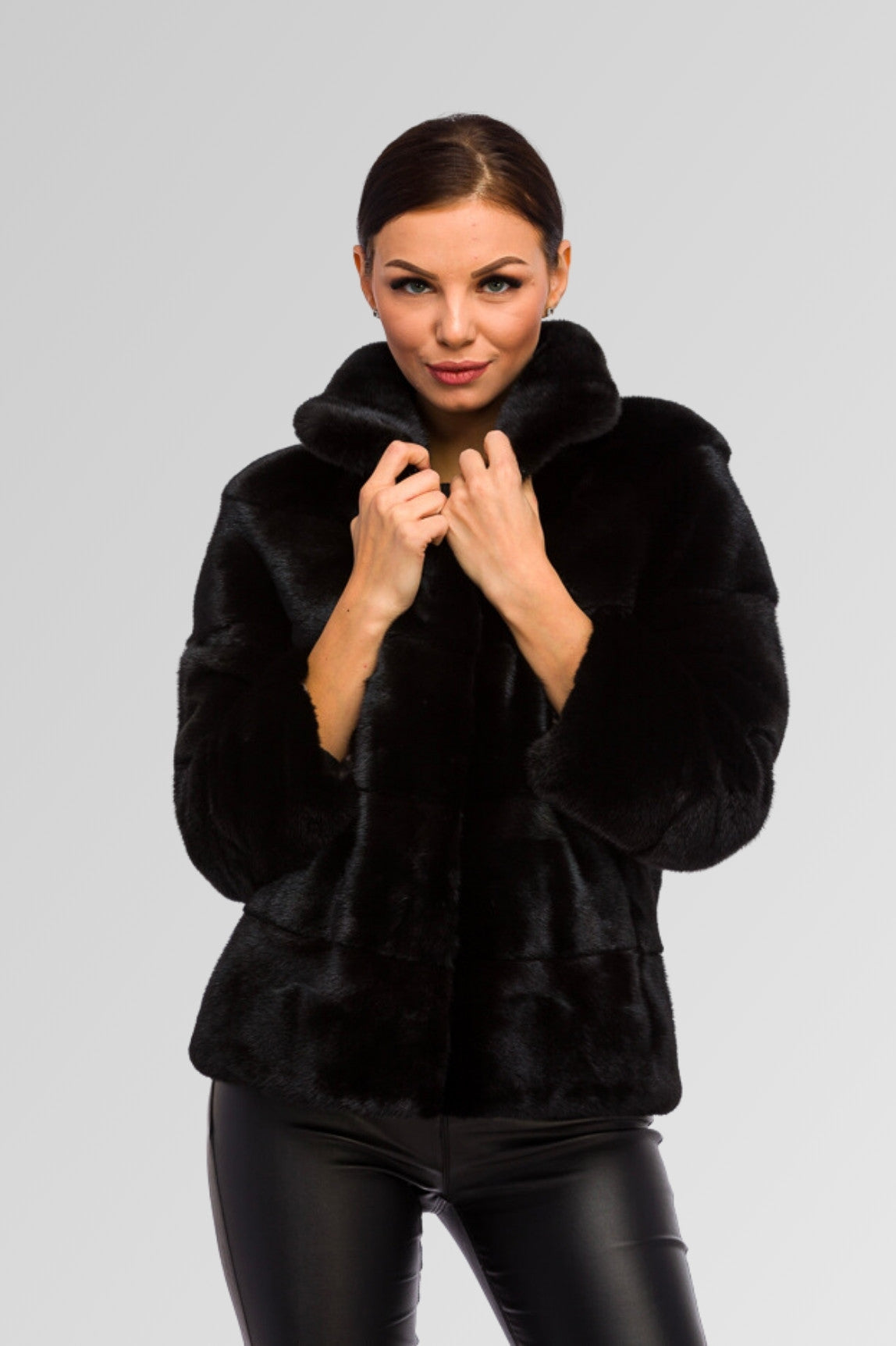 Natural Mink Fur Coat, Women, Diamond