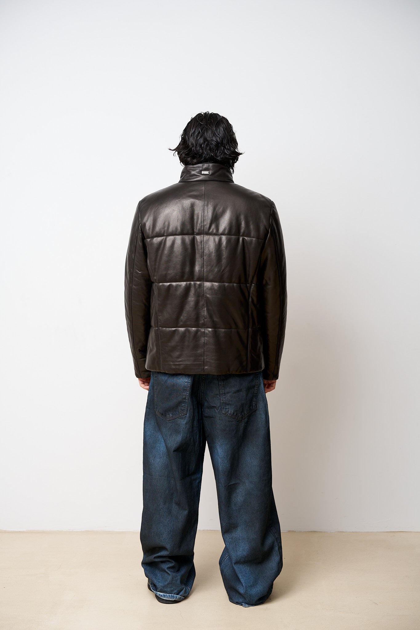 Geacă din Piele Naturală, Neagra, Mareus